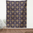 thumbnail image 4 of Ambesonne East Fabric by the Yard Upholstery, Oriental Pattern, 1 Yard, Yellow Purple, 4 of 5