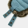 thumbnail image 7 of Kanut Sports Phoebes Trapper Hat - Quilted Nylon, Faux Fur, Water Resistant, Blue, for Men and Women, 7 of 7