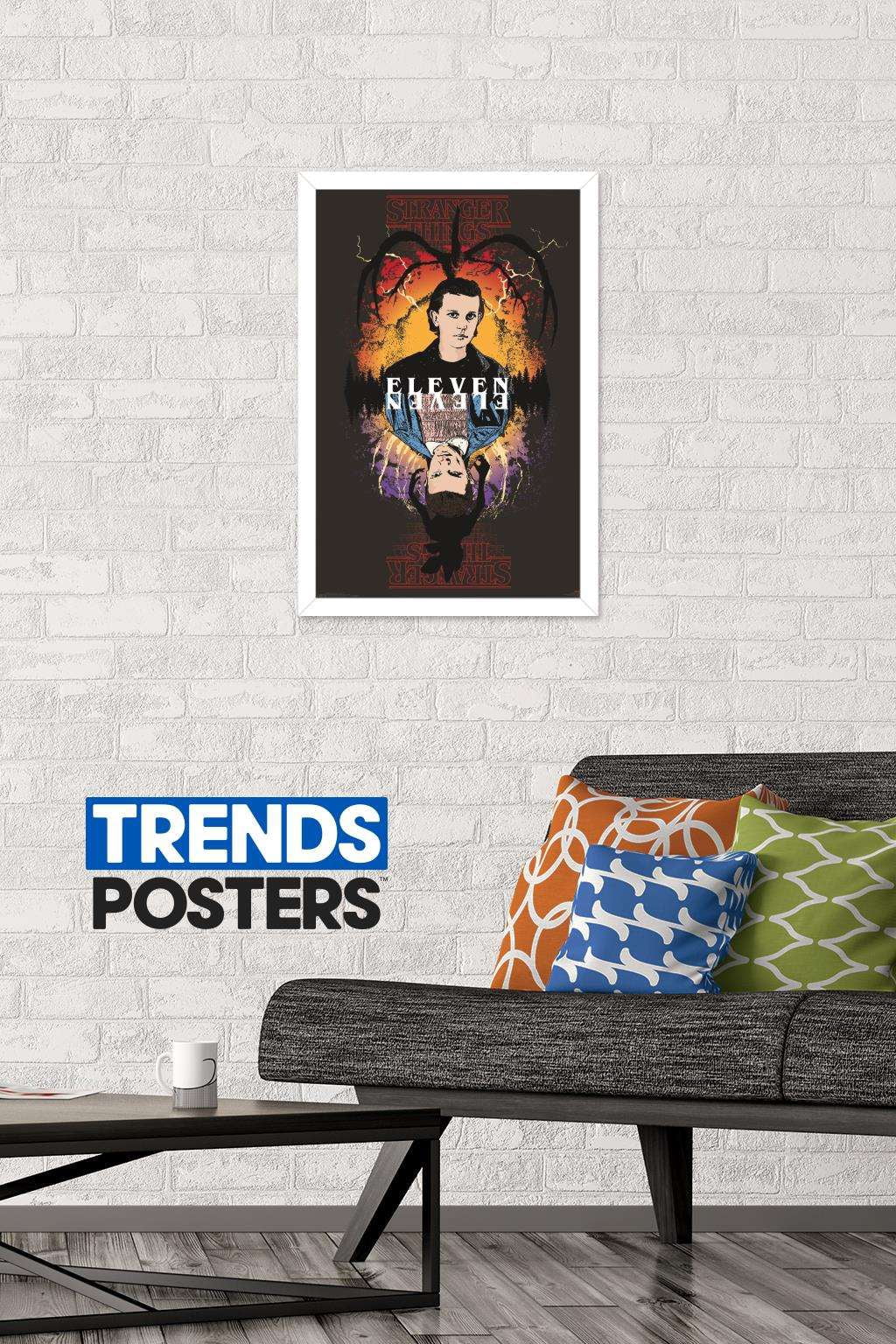Netflix Stranger Things: Season 2 - Eleven Flip Wall Poster, 14.725" x 22.375", Framed