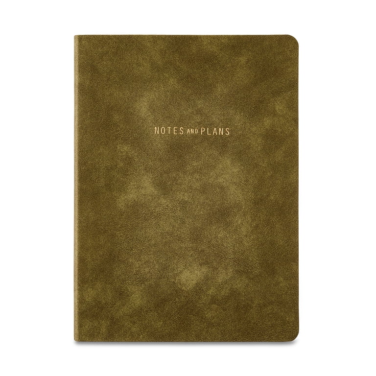 Pen+Gear Flex Suede Journal, Olive, 192 Lined Pages photo 1