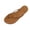 Brown, variant on Women's Fashion Casual Flat Flip Flops Suede-Like Fabric Thong Sandals with Contrast Stitching, Comfortable Beach Pool Daily Summer Vacation Shoes