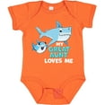 thumbnail image 3 of Inktastic My Great Aunt Loves Me with Cute Sharks Boys or Girls Baby Bodysuit, 3 of 5