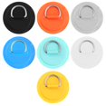thumbnail image 5 of Hot PVC Pad Stainless Steel Canoe Raft Dinghy Inflatable Boat Patch D Ring Pad/Patch Kayak Surfboard SUP Tie Down BLACK 8CM, 5 of 8