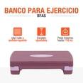 thumbnail image 2 of Banco Escalon De Ejercicio Step Rutinas Aerobics Ajustable, 2 of 6