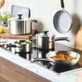 thumbnail image 2 of Farberware TrueCook Stainless Steel 14 Pcs Cookware Set, Dishwasher Safe, Metal Utensil and Induction Safe, Stainless Steel, 2 of 21