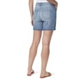 thumbnail image 2 of Women's Gloria Vanderbilt Amanda Shorts Color: Blue Island Print Size: 12, 2 of 4