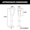 thumbnail image 6 of Lippert 643589 Black 3500 lb. Capacity 18" Stroke RV Smart Jack, 6 of 10