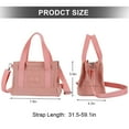 thumbnail image 6 of BadPiggies Casual Nylon Purse Handbag Crossbody Bag Waterproof Shoulder Bag for Women (Pink), 6 of 8
