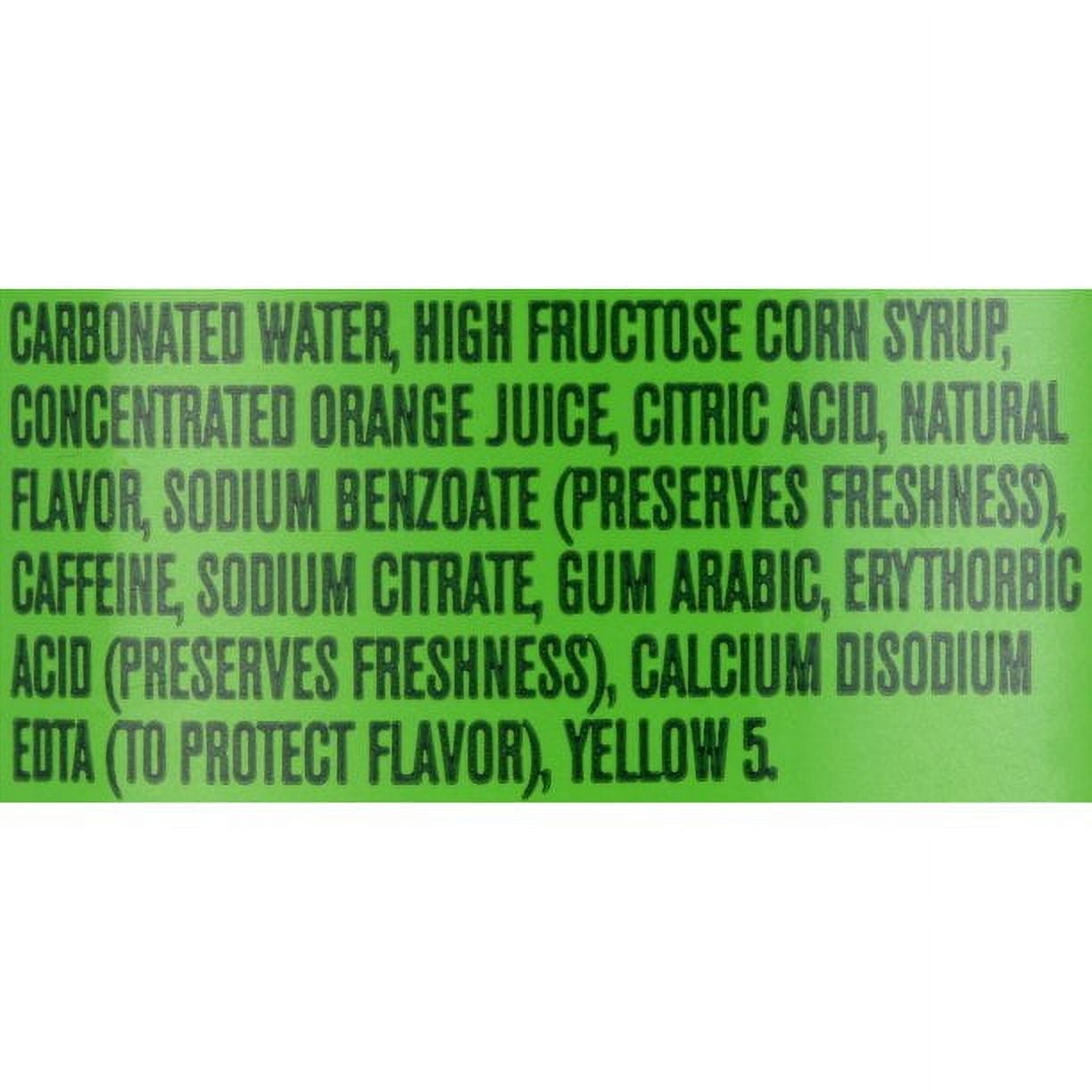 Mountain Dew Citrus Soda Pop, 12 fl oz, 8 Pack Cans, Allergens Not Contained