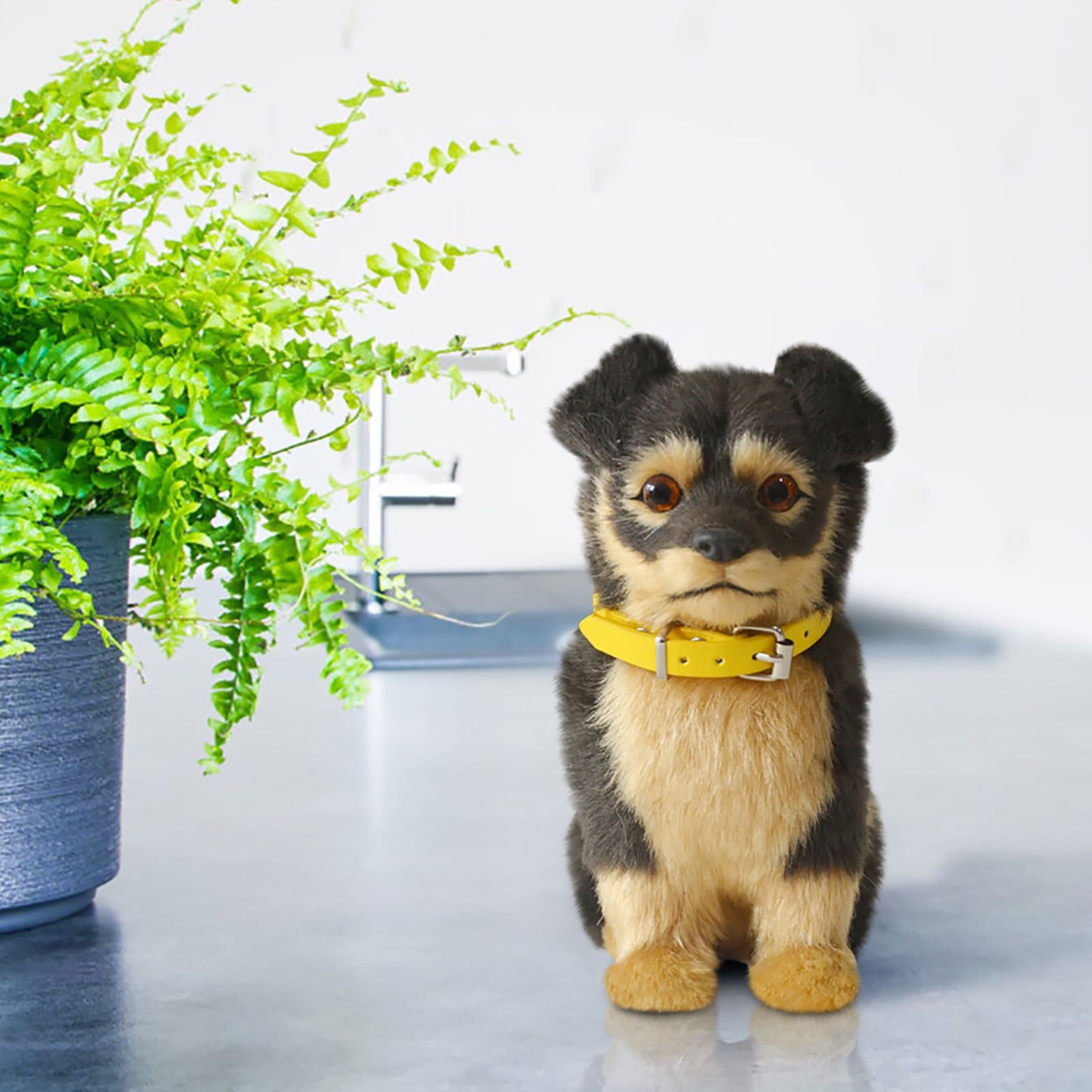 Interactive Simulation Dog-Realistic Puppy Electronic Toy Dog with Barking- Robotic Pet Toy Present Gift for Toddler Girls Boys
