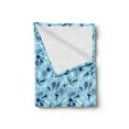 thumbnail image 2 of Airport Soft Flannel Fleece Throw Blanket, Aviation Themed Continuous Pattern with Aerial Crafts Print, Cozy Plush for Indoor and Outdoor Use, 50" x 60", Sky Blue Indigo, by Ambesonne, 2 of 5