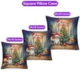 thumbnail image 3 of Merry Christmas Ragdoll Santa Hat Xmas Tree Winter Holiday Pillowcase Double Sided Cat Lover Kitten Owner Gifts Idea Pillow Case Covers - 01013, 3 of 3
