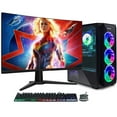 thumbnail image 1 of Gaming PC Desktop Computer - Intel Core i7 Processor, RTX 5060 8GB DDR6, 32GB DDR4 RAM, 2TB SSD, 27" Inch Gaming Monitor Windows 11 Pro WiFi ~ AQVIN Z, 1 of 5