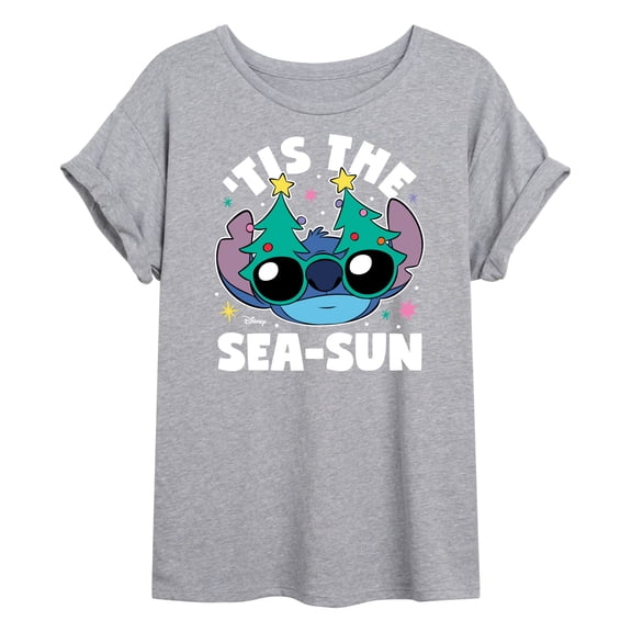 Lilo & Stitch - Tis The Sea Sun - Women's Oversized T-Shirt