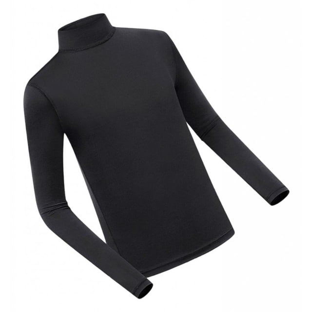 Camisa de seda de hielo para hombres de golf Ropa deportiva Protector Ropa Transpirable Elástico Camisas de fondo de golf Camisetas de golf de , negro l