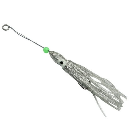 LIVEST 16cm/8g Silicone Squid Bait Sharp Vivid Swim Double Hook Octopus Skirt Bait Fishing Tool