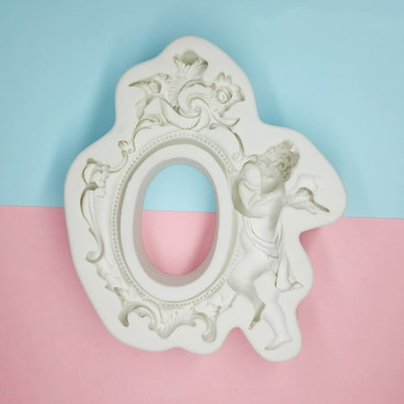 

Feiboyy Angel Silicone Mould Fondant Cake Chocolate Cookie Decorating Mould Cake Tools