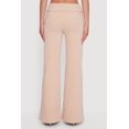 thumbnail image 4 of Women's Brushed Ribbed Knit Fold Over Flare Pants, 4 of 4