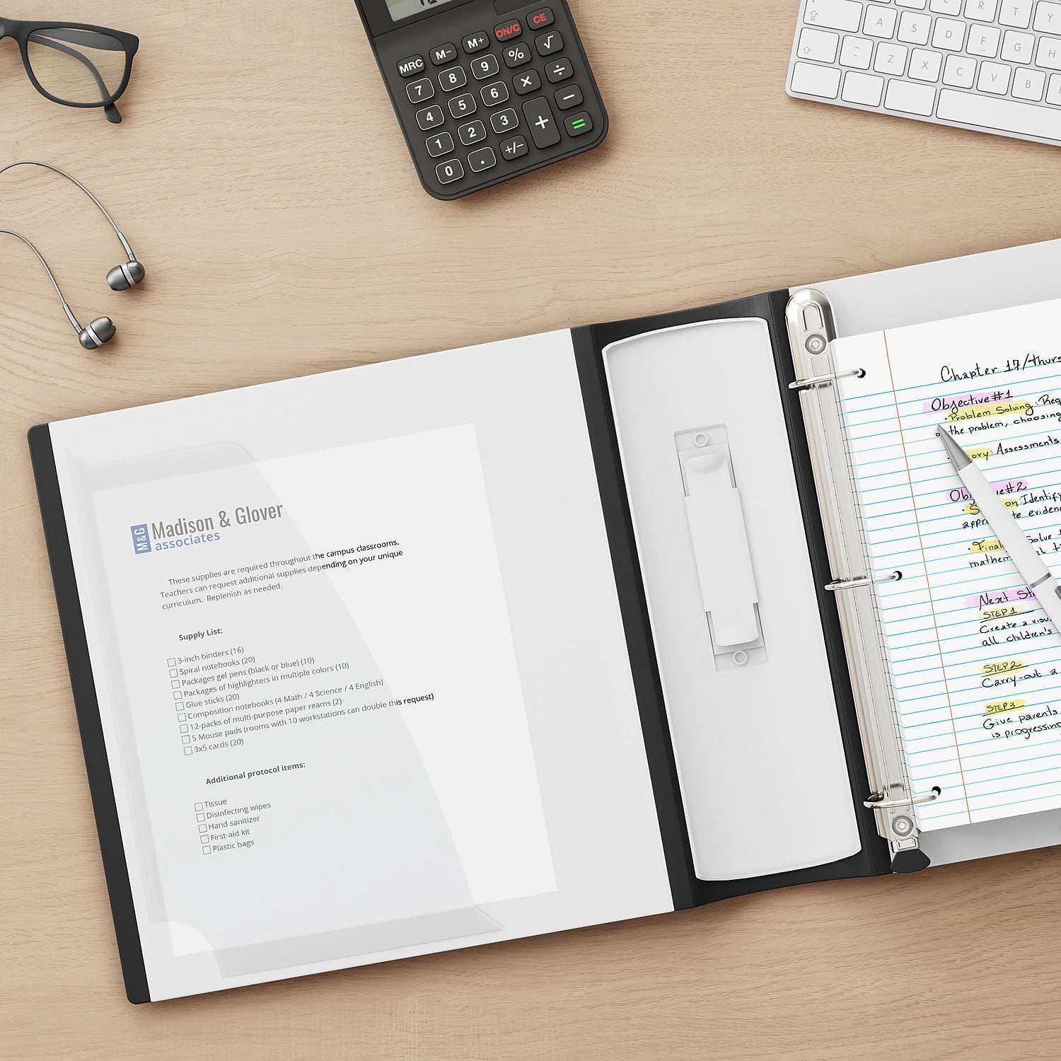 Staples 3" 3-Ring Better Binder White 2/Pack ST55887-CC