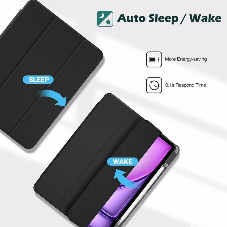 ProCase for iPad Air 13 Inch Case with Pencil Holder 2024 M2