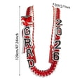 thumbnail image 3 of BotaniNest Double Layer Graduation Ribbon Ribbon Belt Honorary Rope Hand Woven Graduation Ribbon Graduation Sash Graduates' Commemorative, 3 of 6