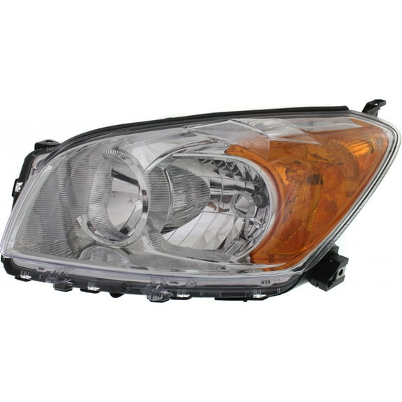 CarLights360: For 2009 2010 2011 2012 Toyota RAV4 Head Light Assembly Driver Side w/Bulbs - (CAPA Certified) Replacement for TO2502205