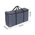 thumbnail image 2 of Uxcell 29x9.8x19" Camp Chair Replacement Bag Extra Large Waterproof Storage Bag Gray, 2 of 7