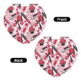 thumbnail image 2 of Kdxio Makeup Pocket Mirror, 1X/2X Travel Makeup Mirror 2-Sided Folding Small Mirror Portable Double-Sided Magnifying Cosmetic Mirror for Gift-Heart Shape, 2 of 9