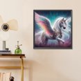 thumbnail image 4 of 5D DIY taladro redondo completo diamante pintura caballo kit decoración del hogar arte arte, 4 of 9