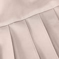 thumbnail image 3 of cfhntfmh Robes Mini pour Femmes Formelles à Manches Longues à Col à Revers Boutonnées Robe Chemise Tendance Ample Plissée Robe de Travail, 3 of 6