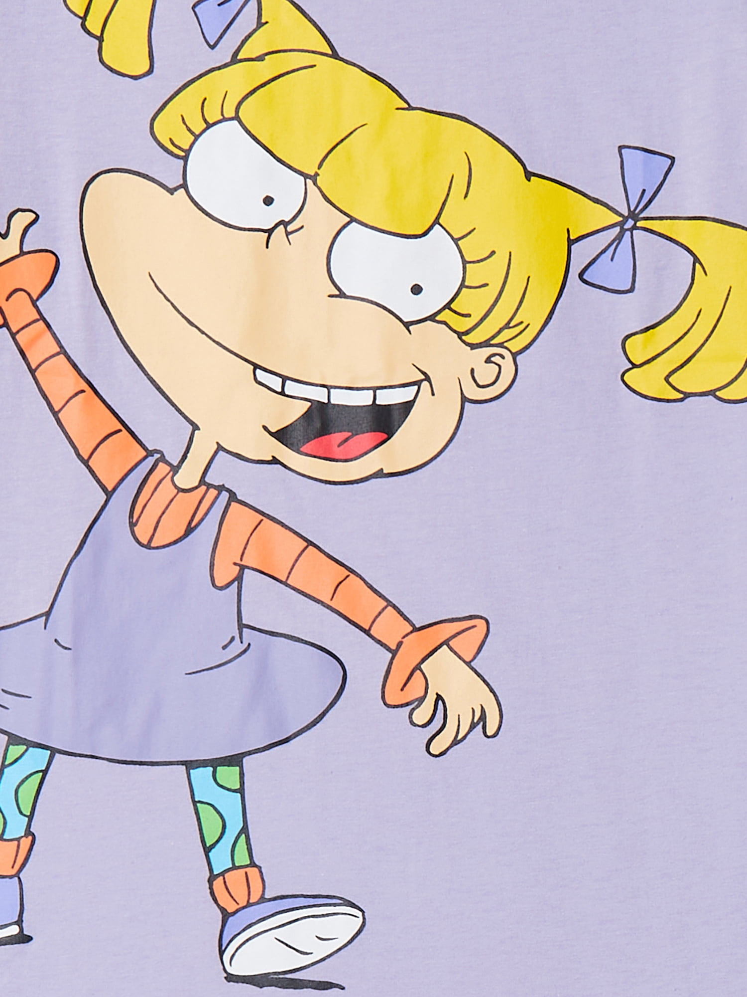 Nickelodeon Rugrats Girls Short Sleeve T-Shirts, 2-Pack, Sizes 4-16