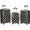 Black, variant on Rockland Luggage 3-Piece Hardside ABS Spinning Luggage Set, Black Dot
