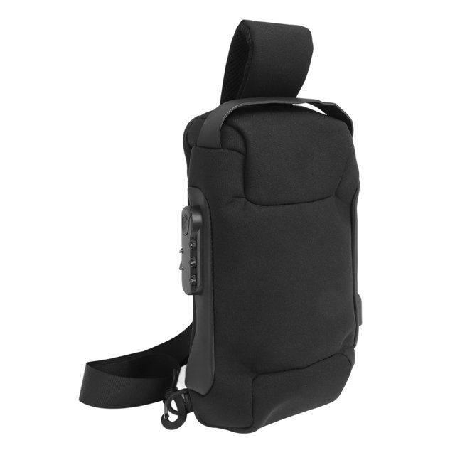 Bolso Bandolera, Bolsillos Multifuncionales, Impermeable, Antiarañazos, Para El Hombro, Para El Pecho, Con Cerradura Combinada, Antirrobo Para Viajes ANGGREK Otros