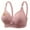 Pink, variant on Bras for Women Wireless Push Up Adjustable Strap Full Coverage Bralettes No Underwire Comfy Sleep T-Shirt Bra Beige X-Large