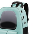 thumbnail image 2 of DOLITY Cat Carrier Backpack Ventilated Airline Approved Transparent Carry Backpack Bag Green, 2 of 8