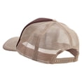 thumbnail image 3 of Mid States Texas Embroidered Big Size Big Foam Mesh Truck Cap - Brown Khaki XL-3XL, 3 of 5