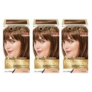 3 Pack - L'Oreal Superior Preference - 6AM Light Amber Brown (Warmer) 1 Each