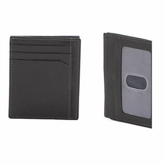 steve madden antique leather business card carrier