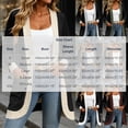 thumbnail image 4 of Idoravan womens cardigan sweaters with pockets Women Solid Color Long Sleeves Knit Cardigan Loose Curved Placket Tops, 4 of 6