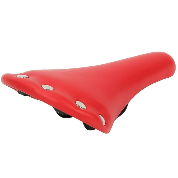Mountain Bike Saddle Bicycle Saddle Anti-deformation Bike , Lightweight Wide Leather Comfortable For Bike Repair Shop