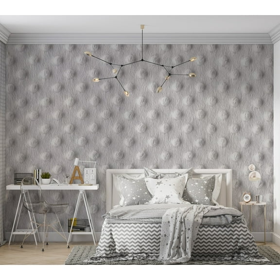 Tiptophomedecor Background & Patterns Wallpaper Wall Mural - White Fluffy Background