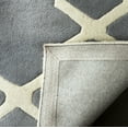 thumbnail image 4 of SAFAVIEH Chatham Franklin Geometric Wool Area Rug, Dark Gray/Ivory, 7' x 7' Square, 4 of 8