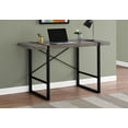 thumbnail image 1 of Monarch Specialties Computer Desk, Home Office, Laptop, 48"l, Work, Metal, Laminate, Brown, Black, Contemporary, Modern, 1 of 5