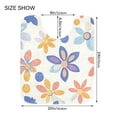 thumbnail image 5 of Yayeee Bath Rug for Bathroom Floor Non Slip Rectangle Fluffy Soft Absorbent Mat, 16"x24", Blue Retro Flower, 5 of 7