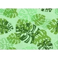 thumbnail image 1 of Ahgly Company Indoor Rectangle Patterned Light Green Area Rugs, 7' x 9', 1 of 6