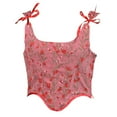 thumbnail image 1 of Cute Flower Tops Women Sexy Corset Top, 1 of 27