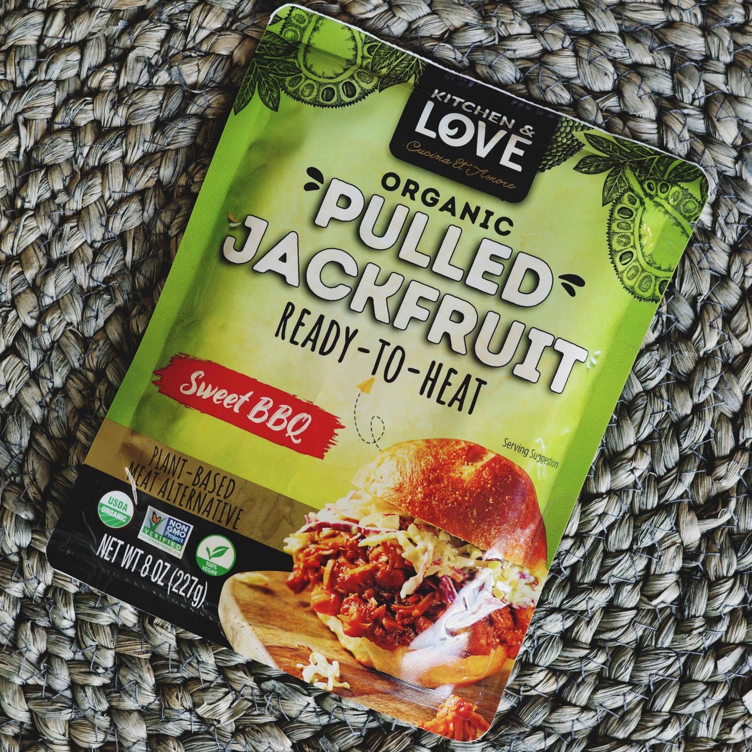 Kitchen & Love's Organic Pulled Jackfruit - Sweet BBQ - 8oz