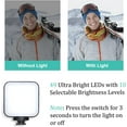 thumbnail image 2 of Kit de Vlogging para iPhone, Android con Trípode, Luz de 36 LED, Kit de Inicio de Vlogging con Mini Micrófono para Transmisión en Vivo, Videollamadas, Vlogging, 2 of 8