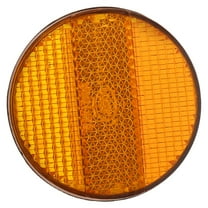 FRCOLOR Motorcycle Reflectors Plastic Round Reflective Warning Reflector Safety Reflector For Motorcycle Scooters And Bicycles Motorcycle Accessories