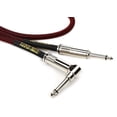 thumbnail image 2 of Cable Trenzado para Instrumentos Ernie Ball negro rojo 7,6 m Recto Acodado, 2 of 4